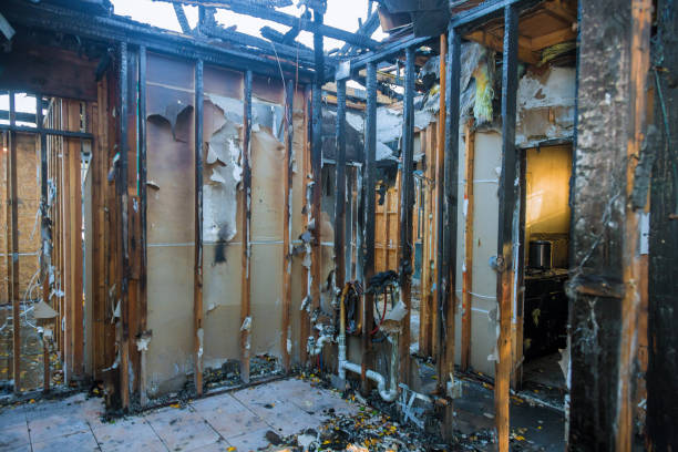 Professional Fire Damage Removal technician working in Sweet Springs, MO